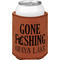 Gone Fishing Leatherette Can Sleeve - Double Sided (Personalized)
