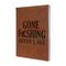 Hunting / Fishing Quotes and Sayings Cognac Leatherette Journal - Main