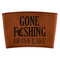 Gone Fishing Leatherette Cup Sleeve (Personalized)