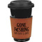 Gone Fishing Leatherette Cup Sleeve - Single Sided (Personalized)
