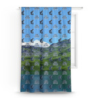 Gone Fishing Curtain - 50"x84" Panel (Personalized)