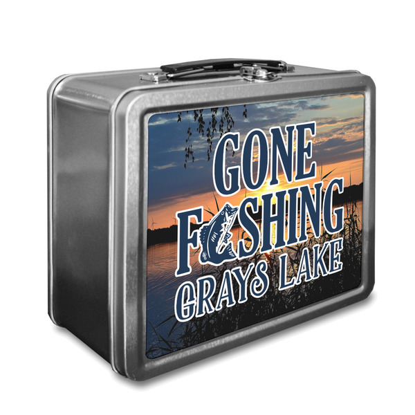 Custom Gone Fishing Lunch Box (Personalized)