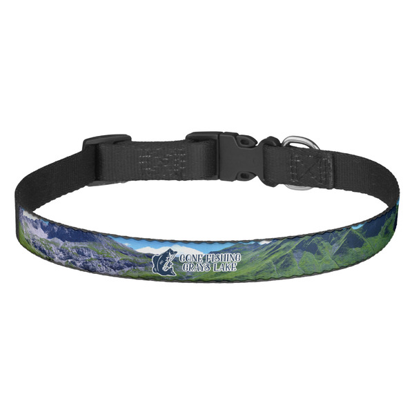 Custom Gone Fishing Dog Collar (Personalized)