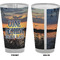 Gone Fishing Pint Glass - Full Color - Front & Back Views