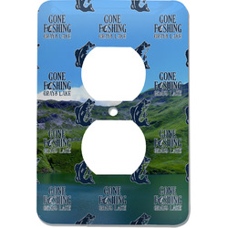 Gone Fishing Electric Outlet Plate (Personalized)