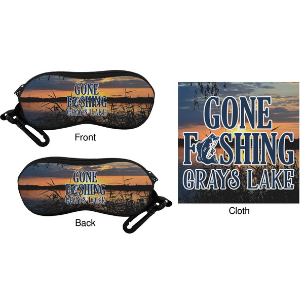 Hunting / Fishing Quotes and Sayings Eyeglass Case & Cloth (Approval)