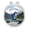 Gone Fishing Golf Ball Marker - Hat Clip - Silver