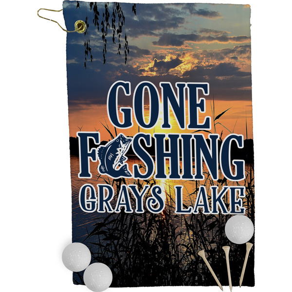 Hunting / Fishing Quotes and Sayings Golf Towel (Personalized)
