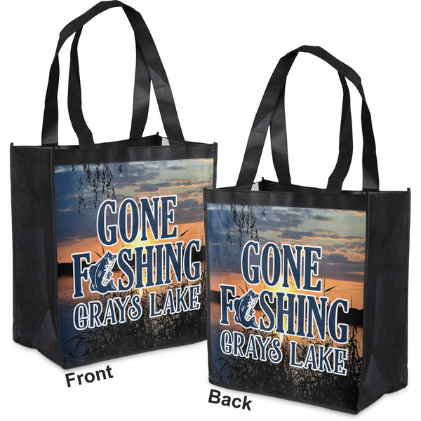 Hunting / Fishing Quotes and Sayings Grocery Bag - Apvl