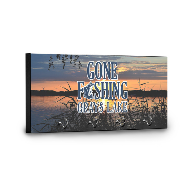 Hunting / Fishing Quotes and Sayings Key Hanger - Front View with Hooks
