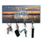 Gone Fishing Key Hanger w/ 4 Hooks w/ Photo