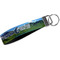 Gone Fishing Webbing Keychain FOB with Metal