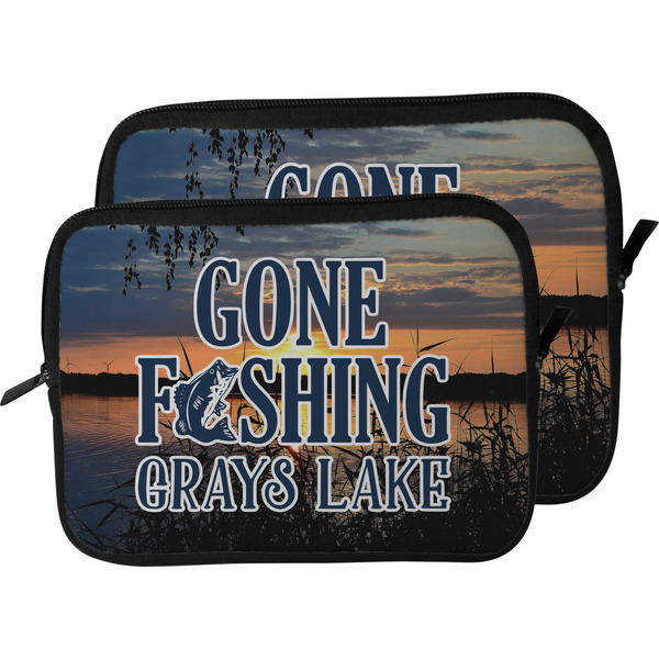 Hunting / Fishing Quotes and Sayings Laptop Sleeve (Size Comparison)