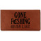Hunting / Fishing Quotes and Sayings Leather Checkbook Holder - Main