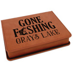 Gone Fishing Leatherette 4-Piece Wine Tool Set (Personalized)