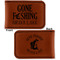 Hunting / Fishing Quotes and Sayings Leatherette Magnetic Money Clip - Front and Back
