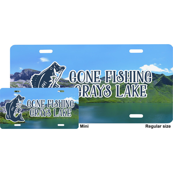 Hunting / Fishing Quotes and Sayings License Plate (Sizes)