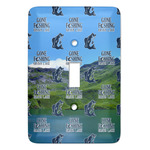 Gone Fishing Light Switch Cover (Single Toggle) (Personalized)