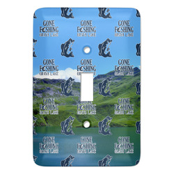 Gone Fishing Light Switch Cover (Single Toggle) (Personalized)