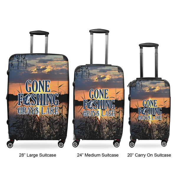 Hunting / Fishing Quotes and Sayings Luggage Bags all sizes - With Handle