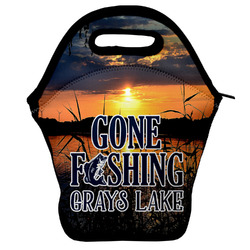 Gone Fishing Lunch Bag w/ Photo