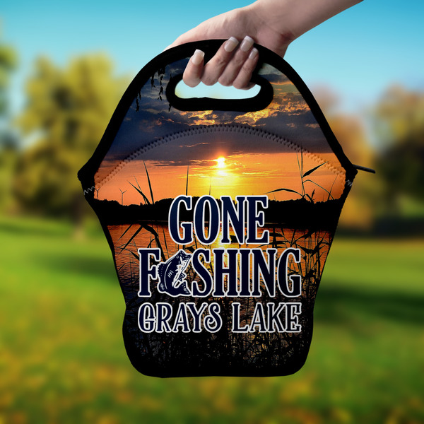 Hunting / Fishing Quotes and Sayings Lunch Bag - Hand