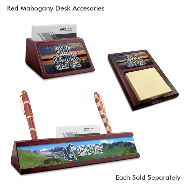Hunting / Fishing Quotes and Sayings Mahogany Desk Accessories