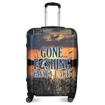 Gone Fishing Suitcase - 24" Medium - Checked (Personalized)
