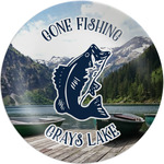 Gone Fishing Melamine Plate (Personalized)