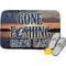Gone Fishing Memory Foam Bath Mat - 34"x21" (Personalized)