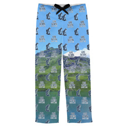 Gone Fishing Mens Pajama Pants - XS (Personalized)