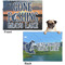 Hunting / Fishing Quotes and Sayings Microfleece Dog Blanket - Regular - Front & Back