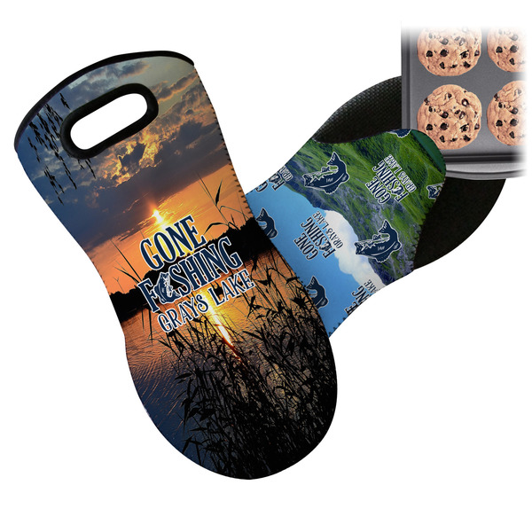 Hunting / Fishing Quotes and Sayings Neoprene Oven Mitt