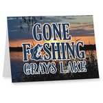 Gone Fishing Note cards (Personalized)
