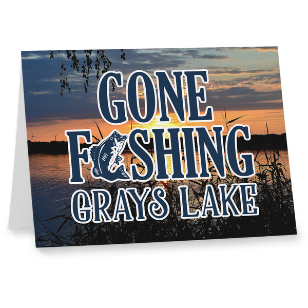 Custom Gone Fishing Note cards (Personalized)