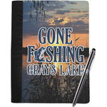 Gone Fishing Notebook Padfolio - Large (Personalized)