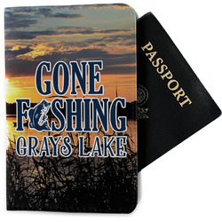 Gone Fishing Passport Holder - Fabric (Personalized)