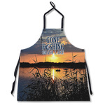 Gone Fishing Apron Without Pockets w/ Photo