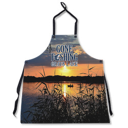 Gone Fishing Apron Without Pockets w/ Photo