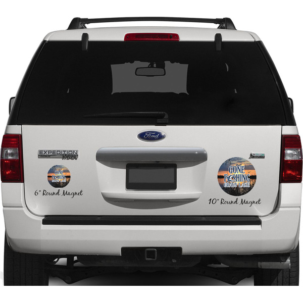 Hunting / Fishing Quotes and Sayings Personalized Car Magnets on Ford Explorer