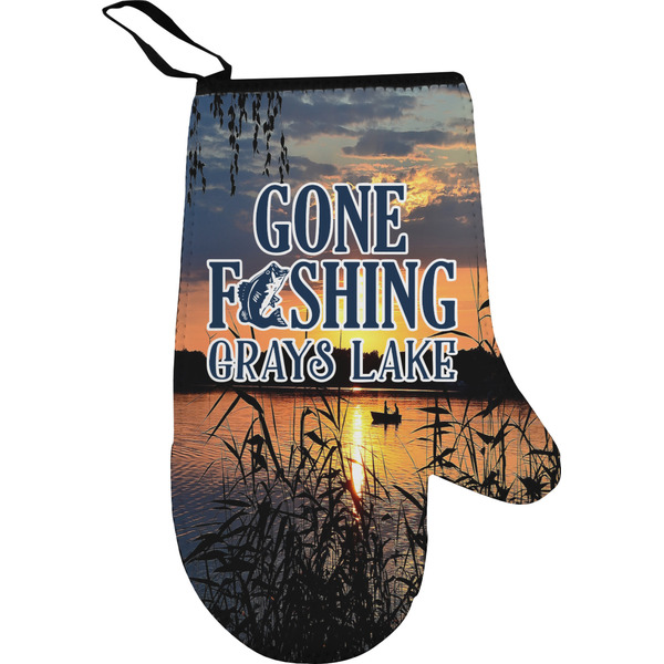 Hunting / Fishing Quotes and Sayings Personalized Oven Mitt