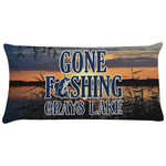 Gone Fishing Pillow Case - King w/ Name or Text