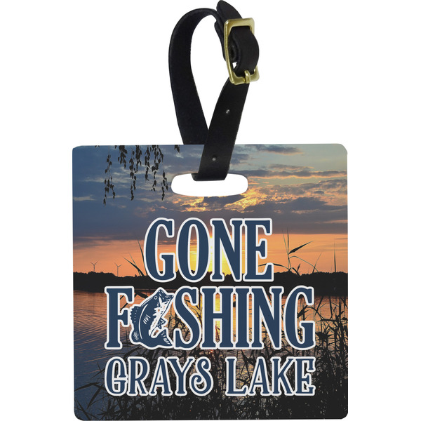 Hunting / Fishing Quotes and Sayings Personalized Square Luggage Tag