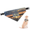 Gone Fishing Dog Bandana - Large (Personalized)