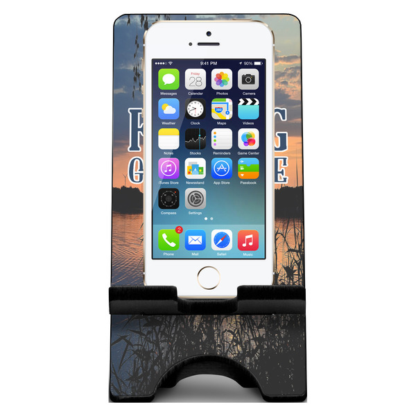 Hunting / Fishing Quotes and Sayings Phone Stand w/ Phone