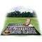 Hunting / Fishing Quotes and Sayings Picnic Blanket - with Basket Hat and Book - in Use