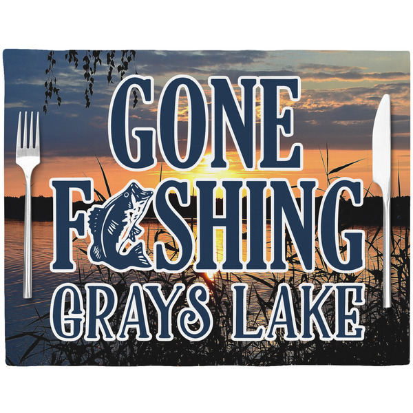 Hunting / Fishing Quotes and Sayings Placemat with Props