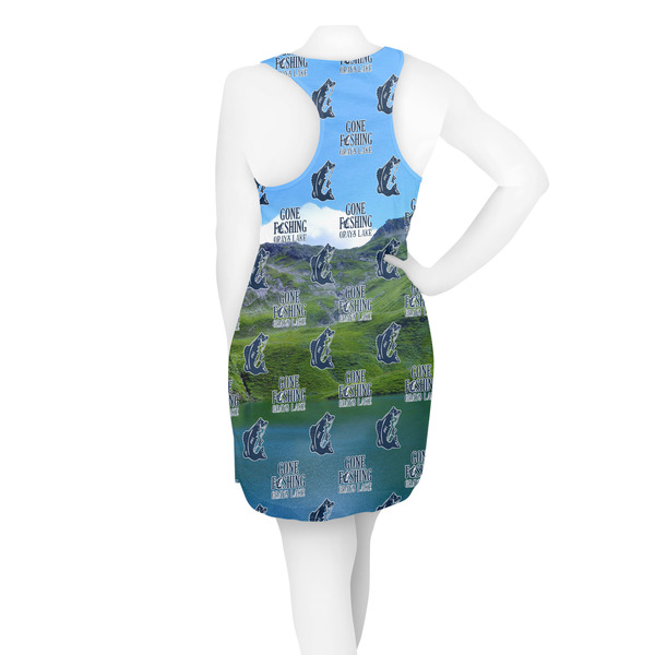 Hunting / Fishing Quotes and Sayings Racerback Dress - On Model - Back