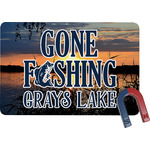 Gone Fishing Rectangular Fridge Magnet (Personalized)