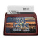 Hunting / Fishing Quotes and Sayings Red Mahogany Business Card Holder - Straight